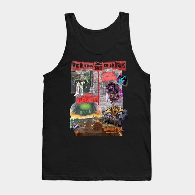 Killer Brain Double Feature Tank Top by Exploitation-Vocation